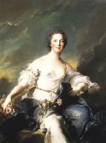 Jjean-Marc nattier Portrait of Angelique d'Allonville de Louville oil painting picture